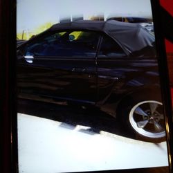 2002 Black Ford Mustang GT Convertible  