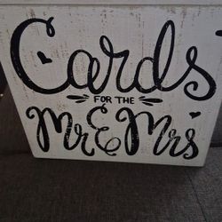 MR AND MRS CARDS BOX 