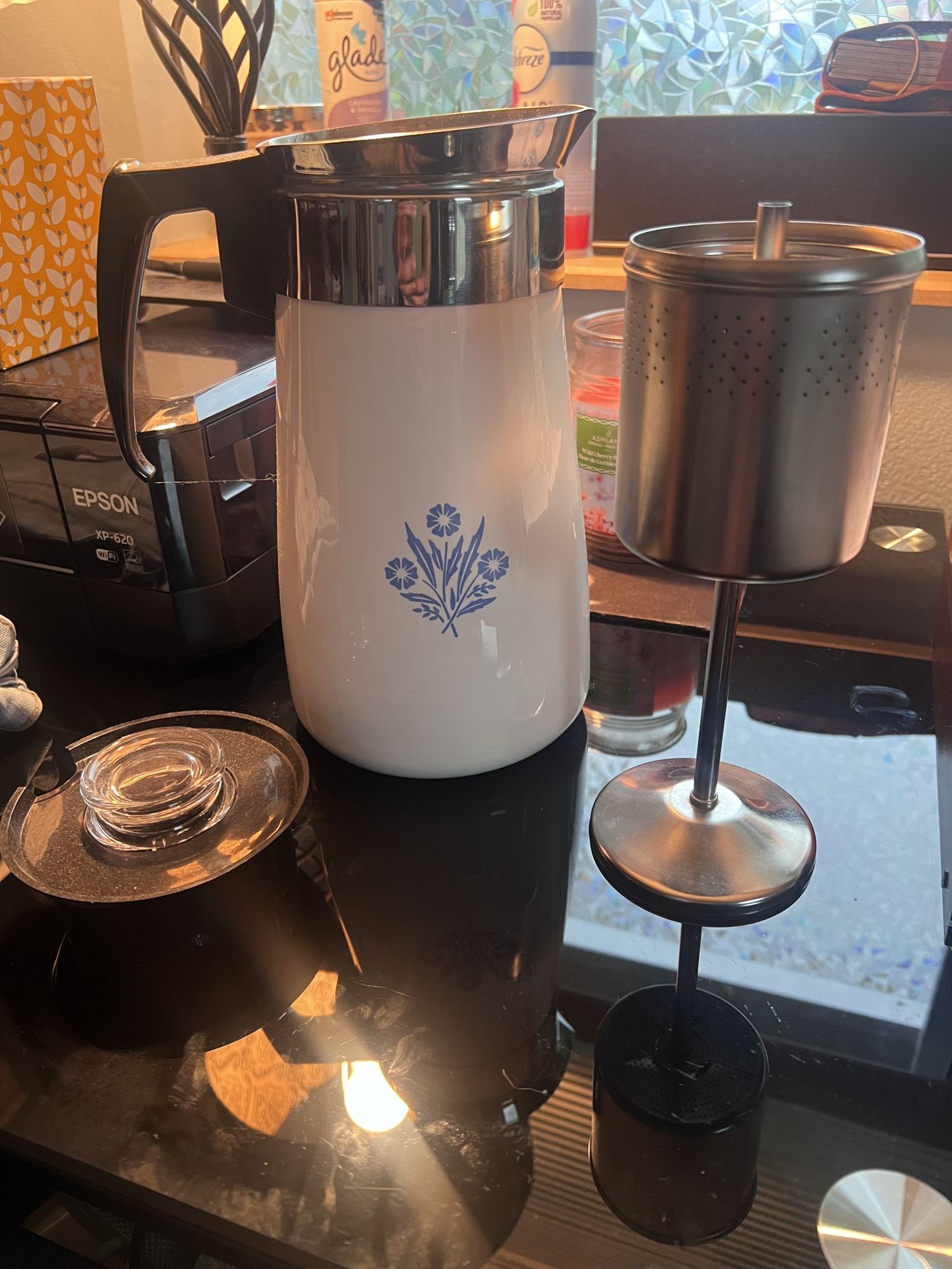 Cup Coffee Vintage Corning Ware Coffee Percolator VINTAGE Stovetop