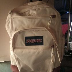 JanSport Backpack Off-white Brand New