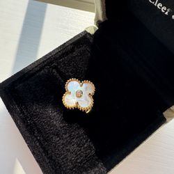 Van Cleef Rose Quartz Ring