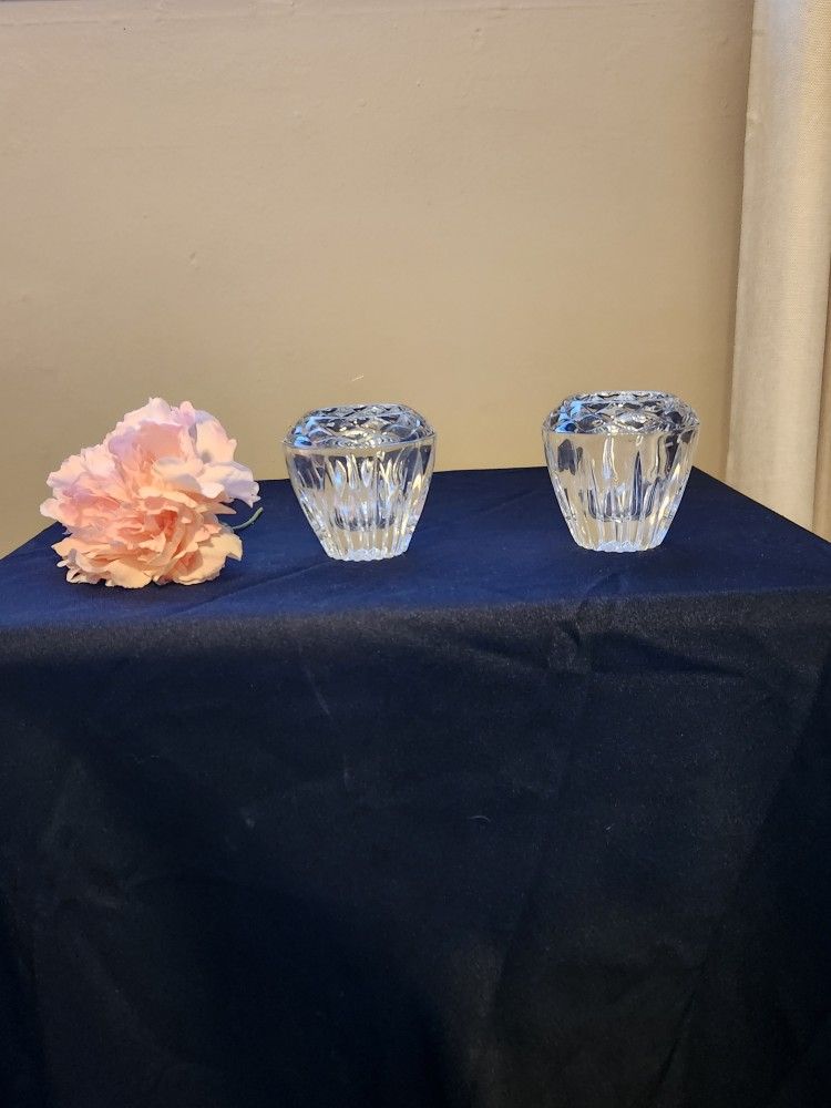 Princess House Candle Holders Set Of two $10