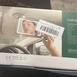 Car Vanity Mirror W/ Led lights