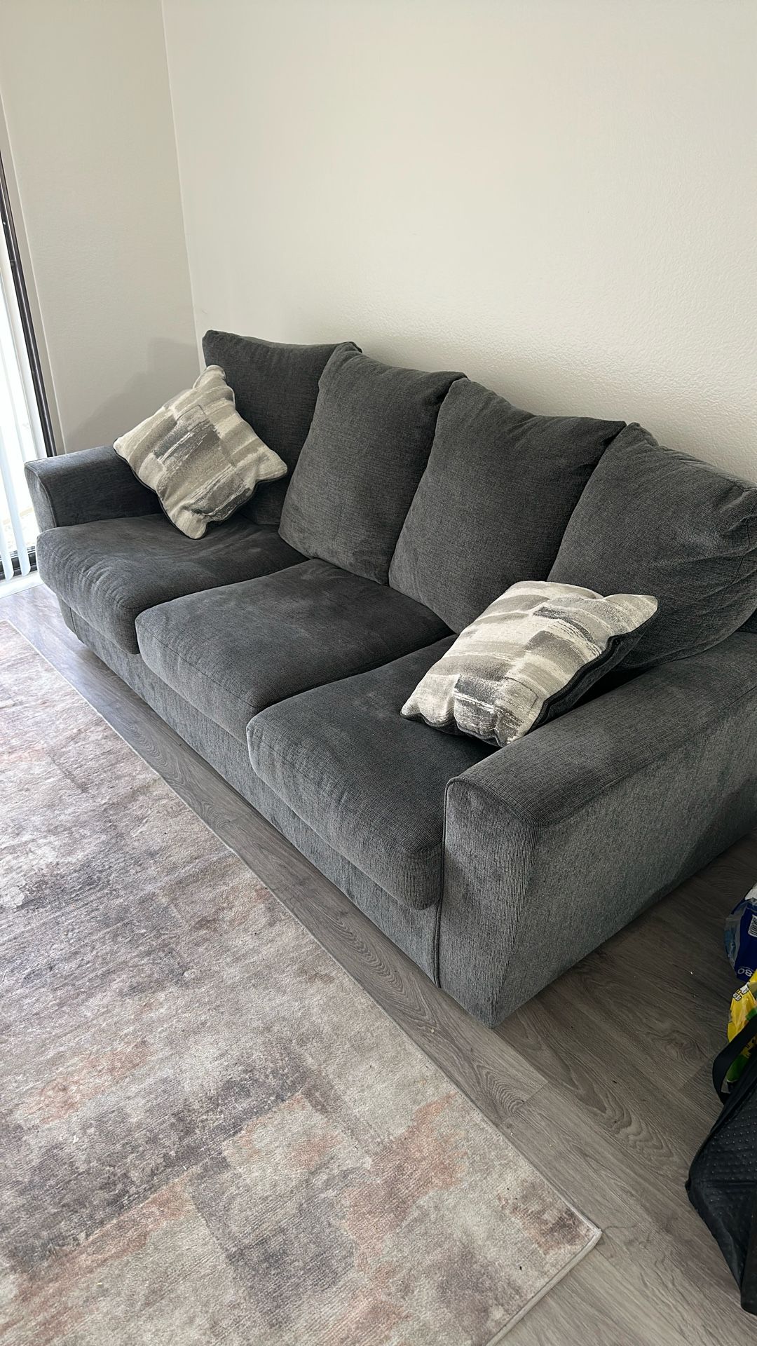 Grey/blue Couch