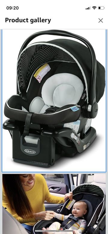 Graco SnugRide Lite LX Infant Car Seat, Lightweight Rear-Facing Seat for Babies 4–30 lb in great condition