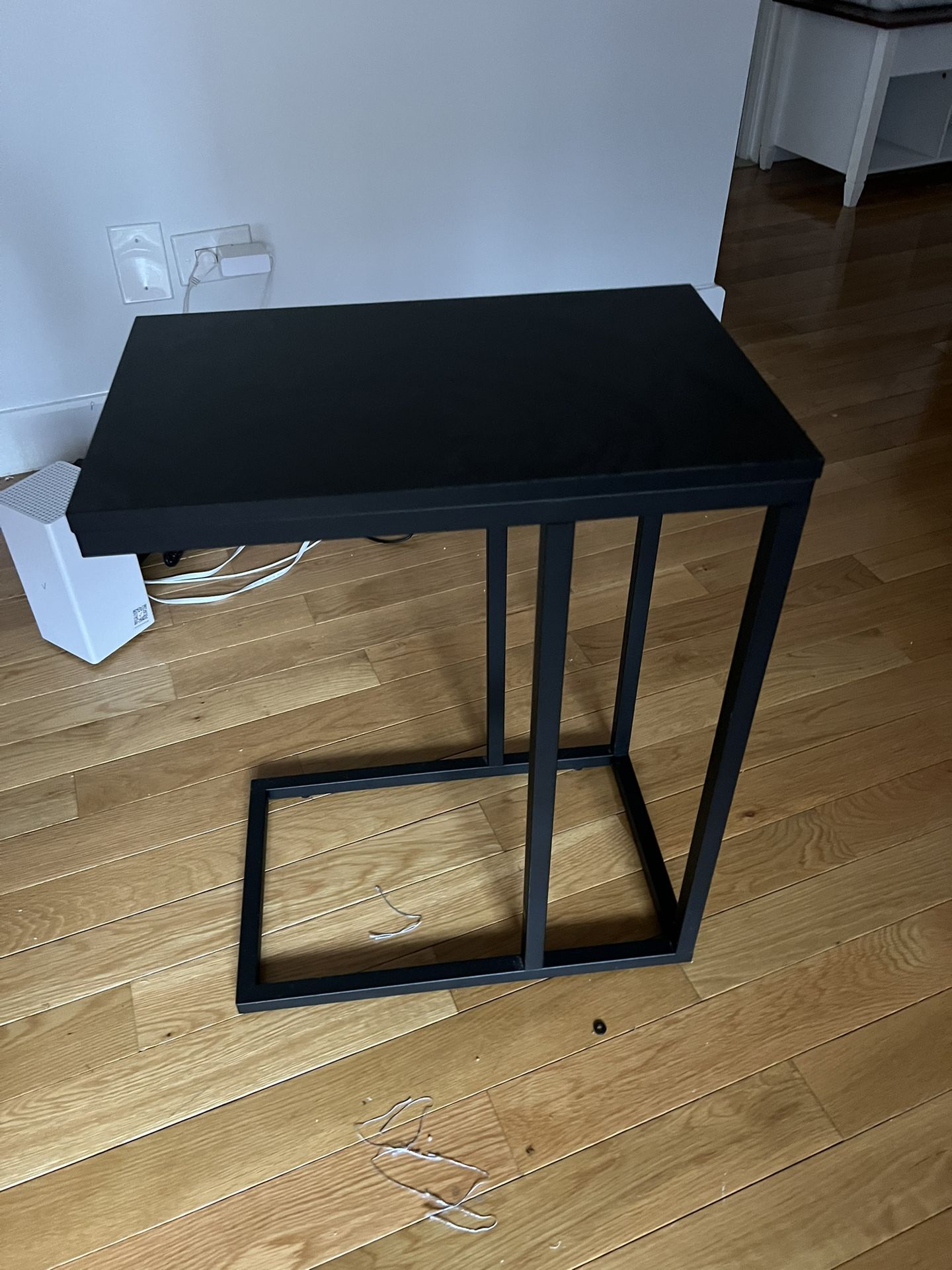 black end table