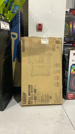 Ergo AV Full Motion TV Wall Mount 43–90" $80