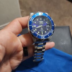 Grand Diver Blue Dial & Bezel Men Watch 