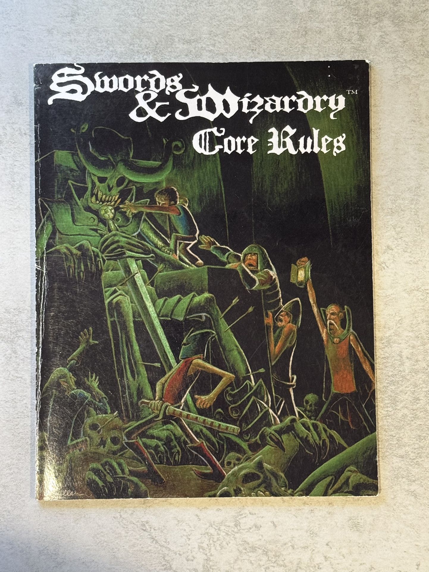 Swords & Wizardry - CORE RULES Softcover 1st Printing Osr RPG (2008)