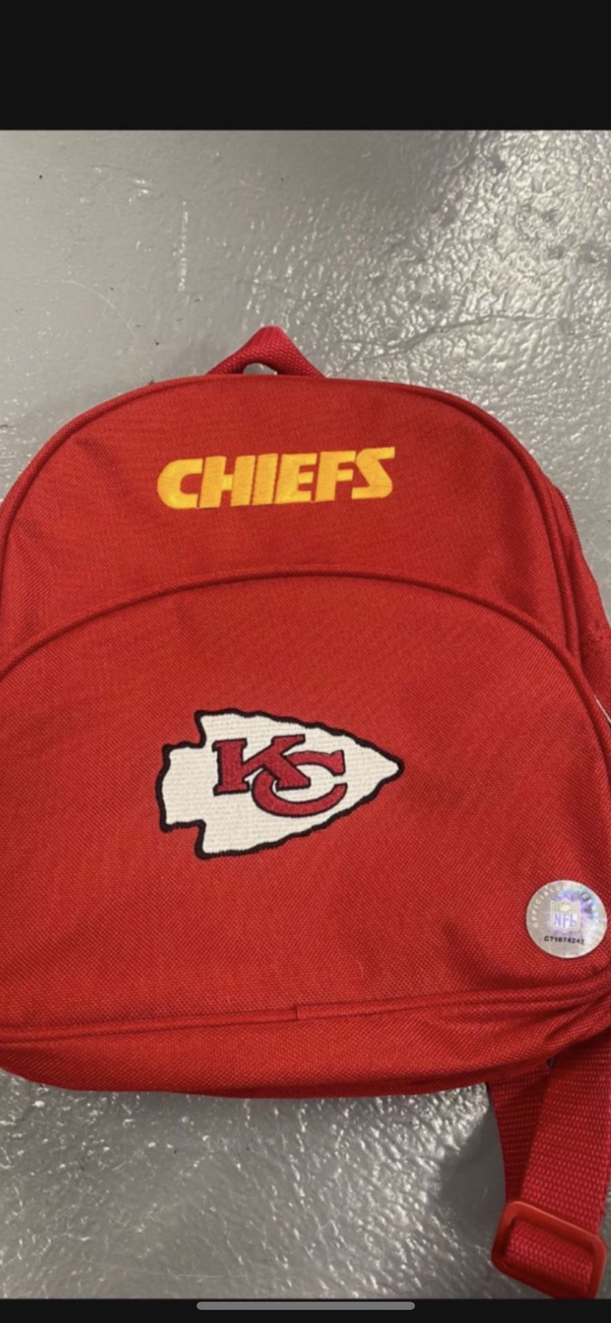 KANSAS CITY CHIEFS BACKPACK