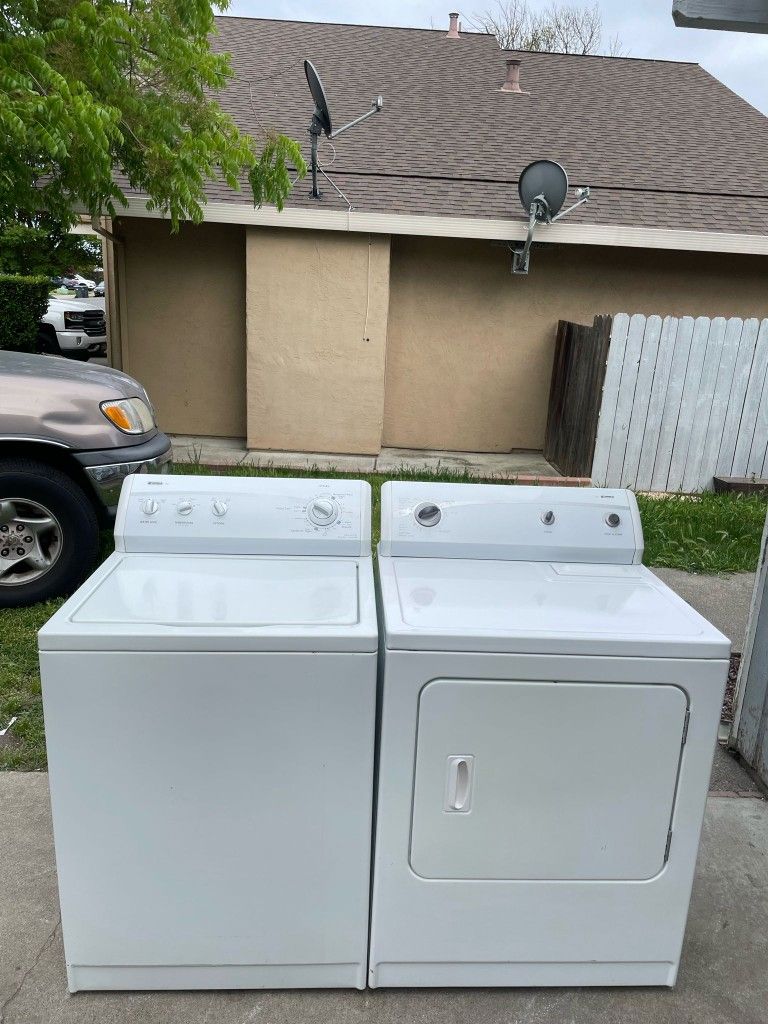 Kenmore washer and electric dryer 