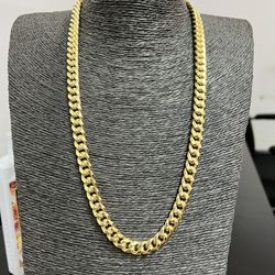 10k gold Miami Cuban chain 24inch, 8MM for a good price!!