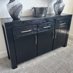 Dining Table And Buffet Cabinet