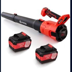 Leaf Blower, Cordless Leaf Blower with 2 x 4.5Ah Batteries and Fast Charger, 2 Speed Mode, Lightweight Leaf Blowers for Blowing Leaves, Patio Cleaning