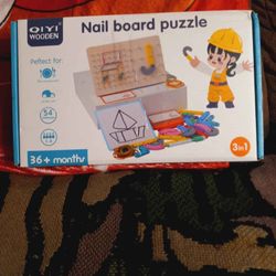 Educational Game Nail Board-"NEW IN BOX"