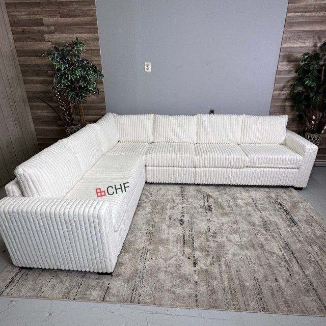 Corduroy Living Room Sectional Couch