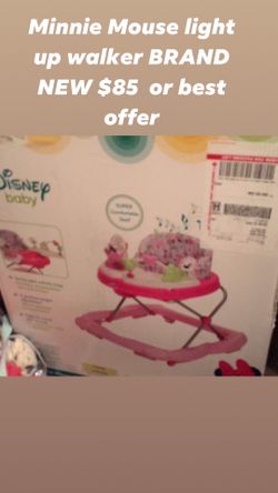 Minnie Mouse light up walker