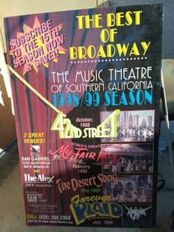 Huge Retro Board Print 38"x 58" Similar To The Poster On T.V. Friend's.