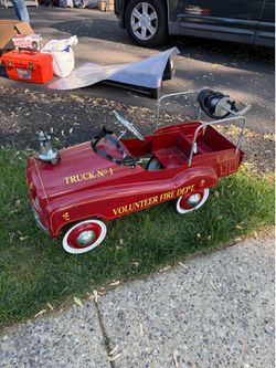 Gearbox pedal fire truck car rare