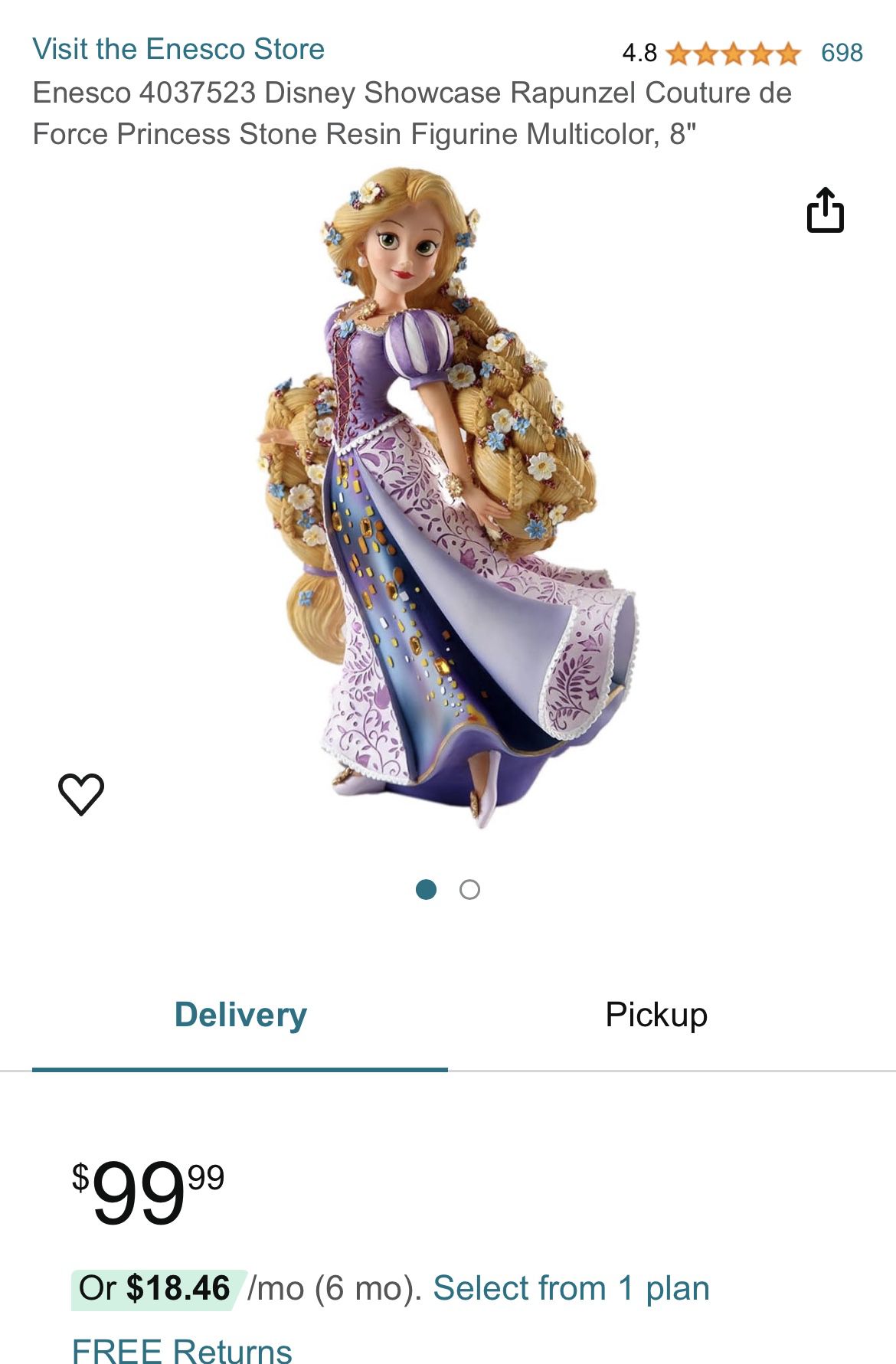 Disney Rapunzel Figurine 