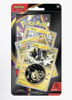 Pokemon Pitch Black Premium Checklane Booster Blister Pack Luxray Line Promo