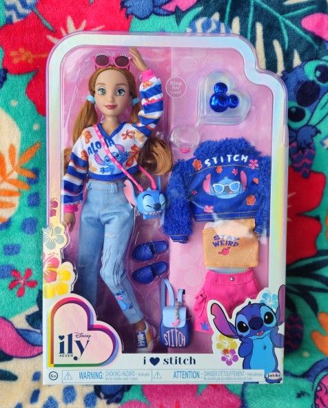Stitch IlY 4ever Doll