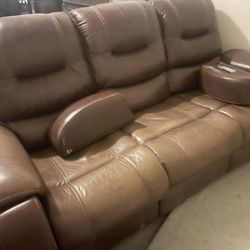 Brown 3 Seater Sofa