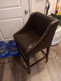 Leather Stool Like Chairs I Have 2