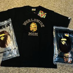 Worldwide Mcm Bape shirt
