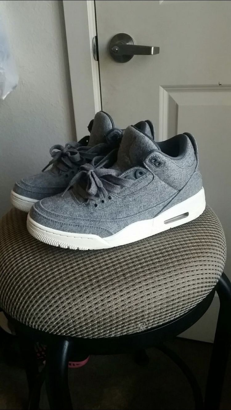 Jordan 3 "Wool Grey"