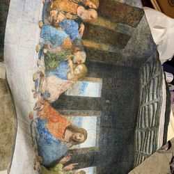 New Last Supper Fabric Throw