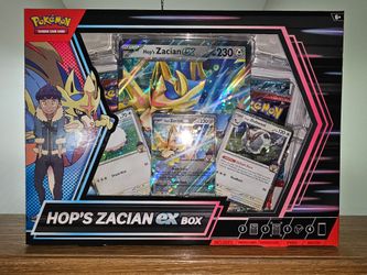 Pokemon Hop's Zacian EX Box DESTINED RIVALS Scarlet Violet JOURNEY TOGETHER Trading Cards TCG