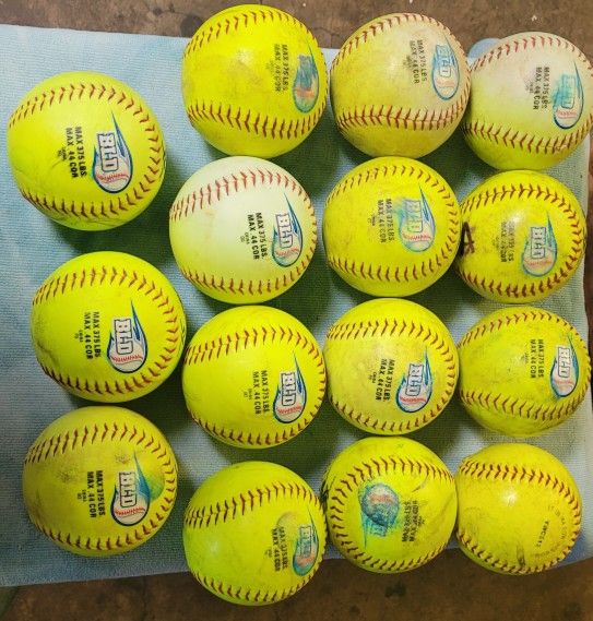 Lot of 15 Slowpitch Softballs for Sale in La Habra Heights, CA OfferUp