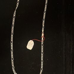 .925 Sterling Silver necklace 22inch