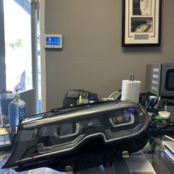 BMW 3 SERIES G20 PRE LCI OEM LEFT DRIVER LED HEADLIGHT HOUSING 2019-2022