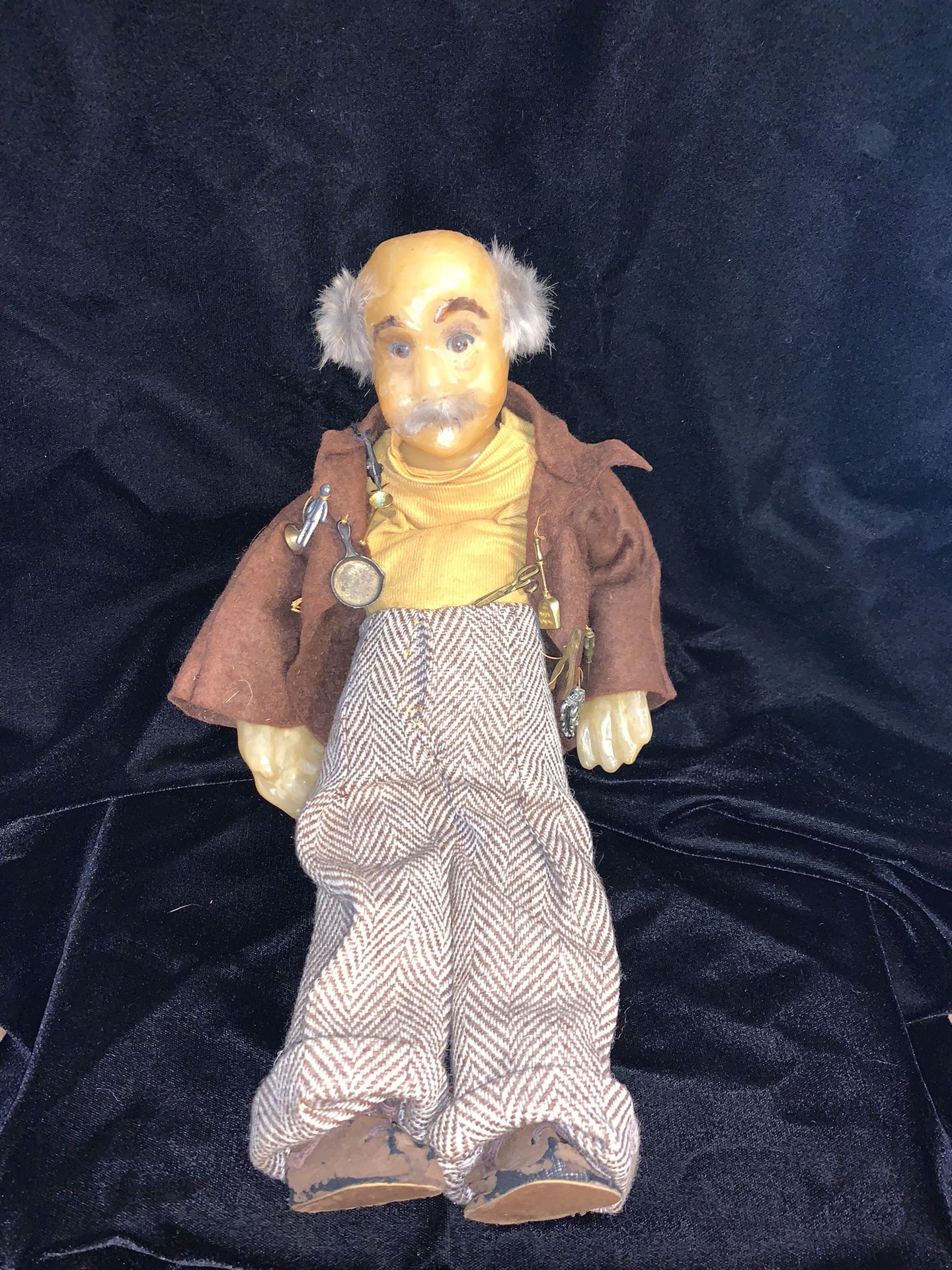Vintage Male Peddler Doll
