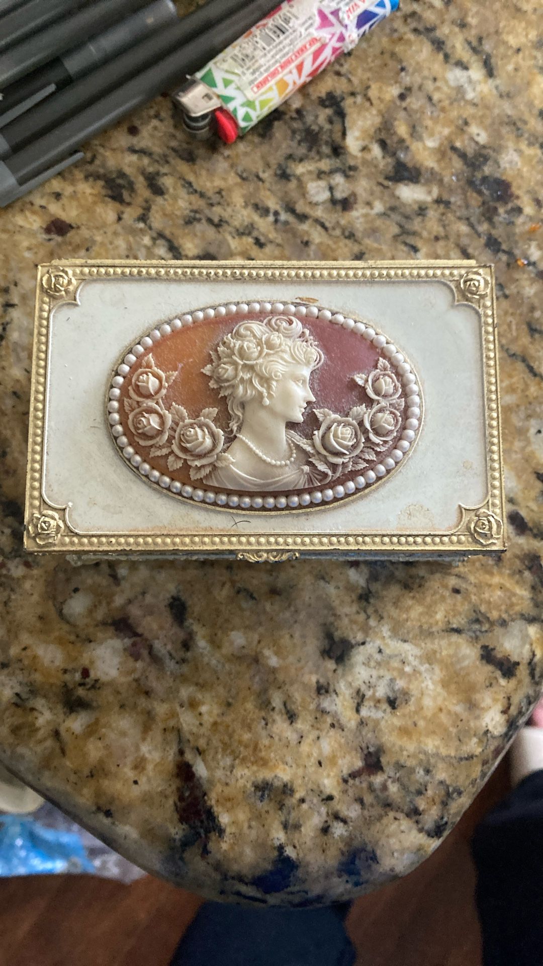 Antique Pearl Music Box Almost 100 Years Old