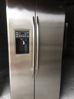Ge profile stainless steel refrigerator