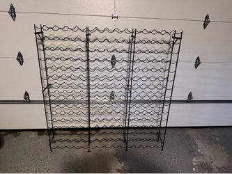 Metal wine racks 75 bottle capacity - 5 total