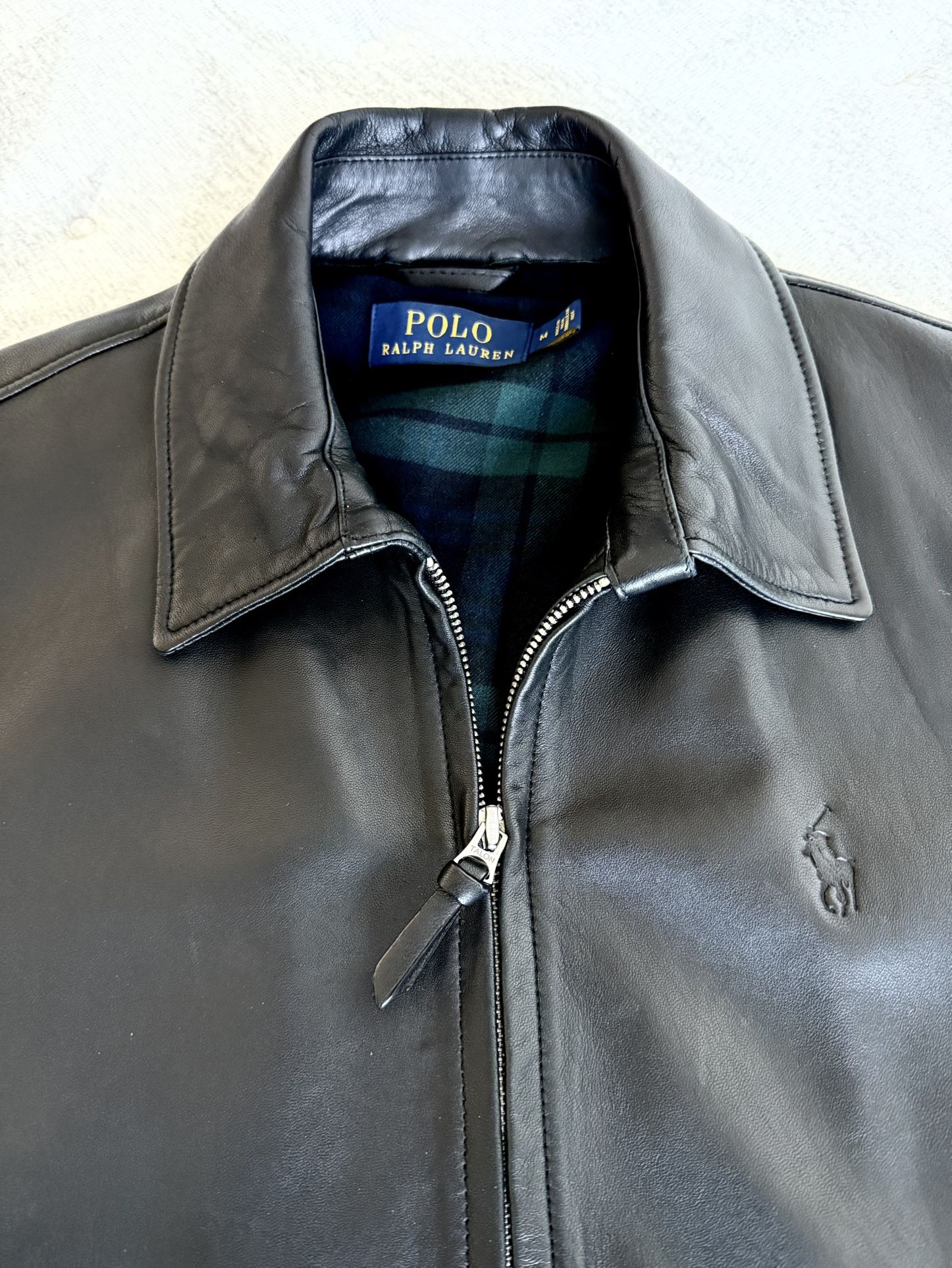 Polo Ralph Lauren Men’s Medium 100% Leather Jacket 