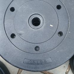 Vinyl Plates / Weights Dumbells
