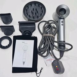 Dyson AUTHENTIC supersonic professional hairdryer (long cord) + attachments