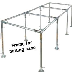 Batting Cage Baseball Poles Frame Only No Net 