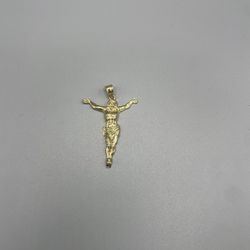 10 KT REAL GOLD JESUS PENDANT