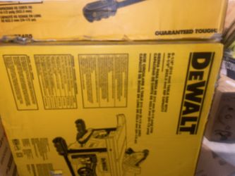 DeWALT DWE7485 8-1/4 in. Compact Jobsite Table Saw -2 Degrees to 47 Degrees New