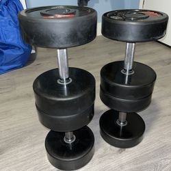45lbs and 55lbs Dumbbells