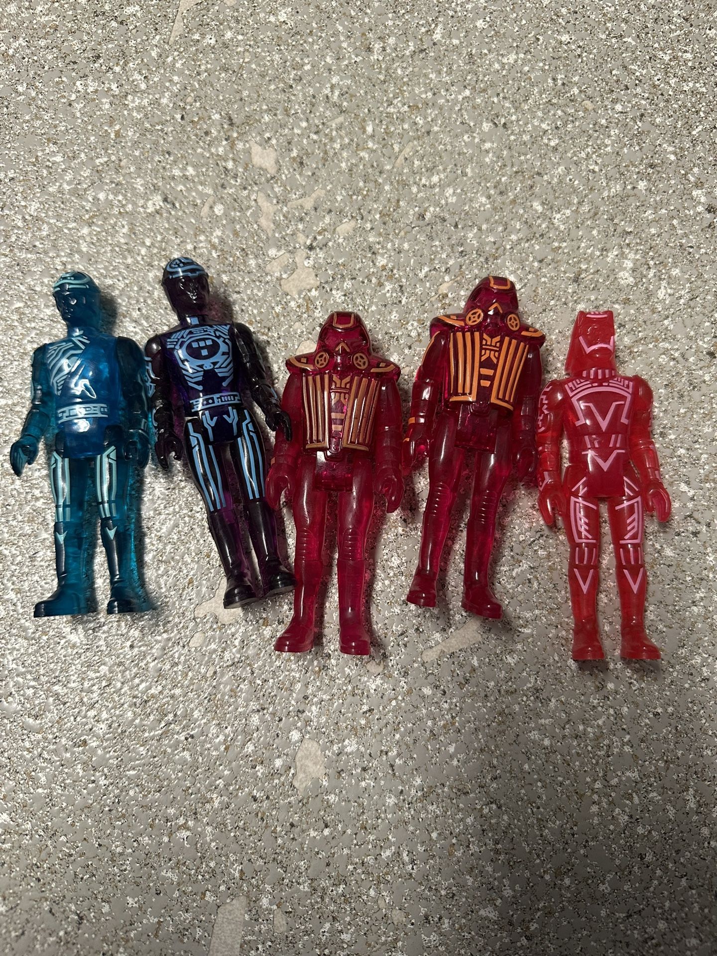 Vintage 1981 Tron Action Figures
