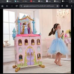 Disney PrincesS KIDSKRAFT  Castle And 11 Dolls In Box! 