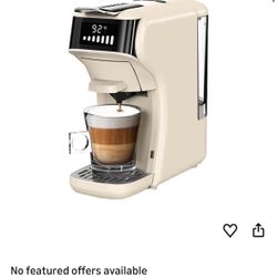 stars (3) HiBREW 5-in-1 capsule coffee maker H1B-white (white)