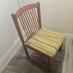 Vintage Project Wooden Chair (4 total chairs)